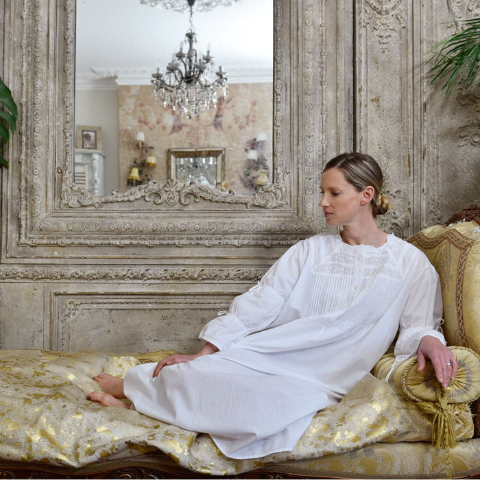 Ladies Long Sleeve Nightdress 'Victoria'