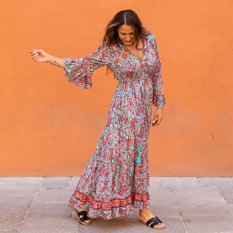 'Arianna' Floral Maxi Dress