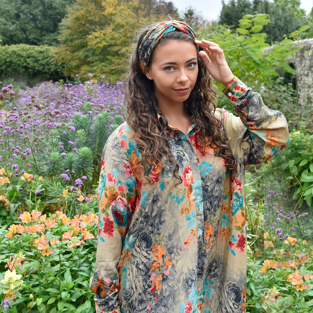 'Merida/Luna' Colourful Floral Headband