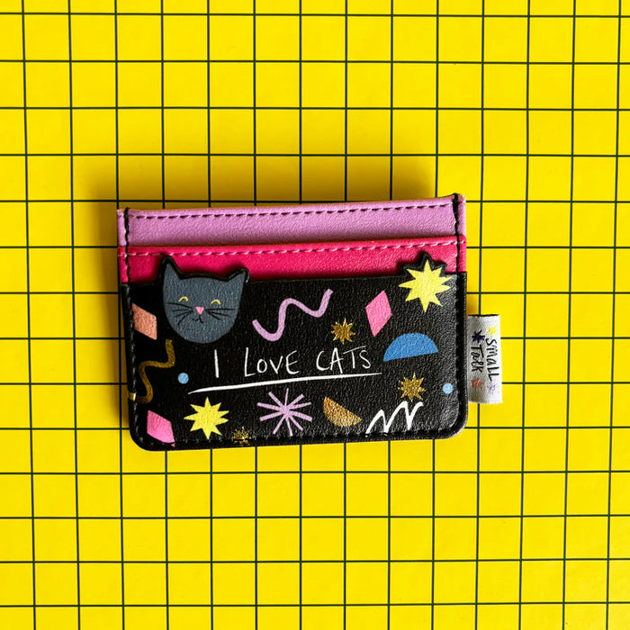 Small Talk I Love Cats Card Holder