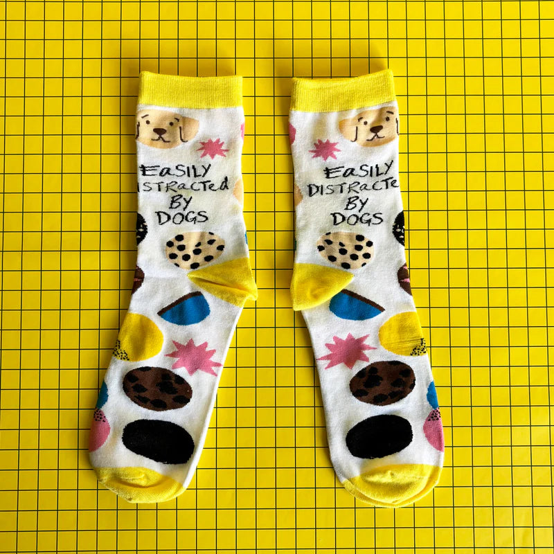 Small Talk Distracted By Dogs Socks
