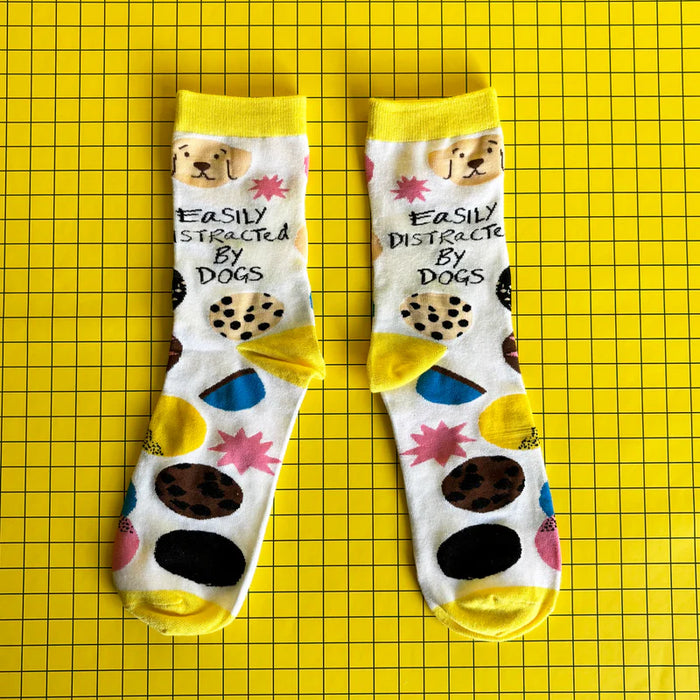 Small Talk Distracted By Dogs Socks
