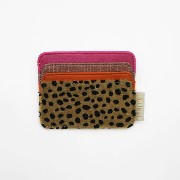 Cheetah Animal Print Card Holder