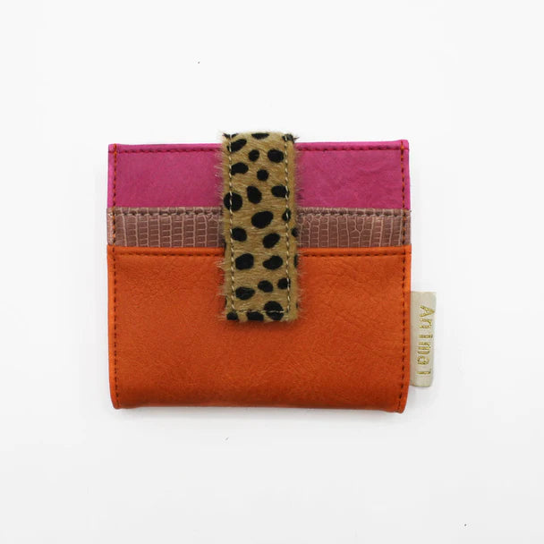 Cheetah Animal Print Fold Over Card Holder