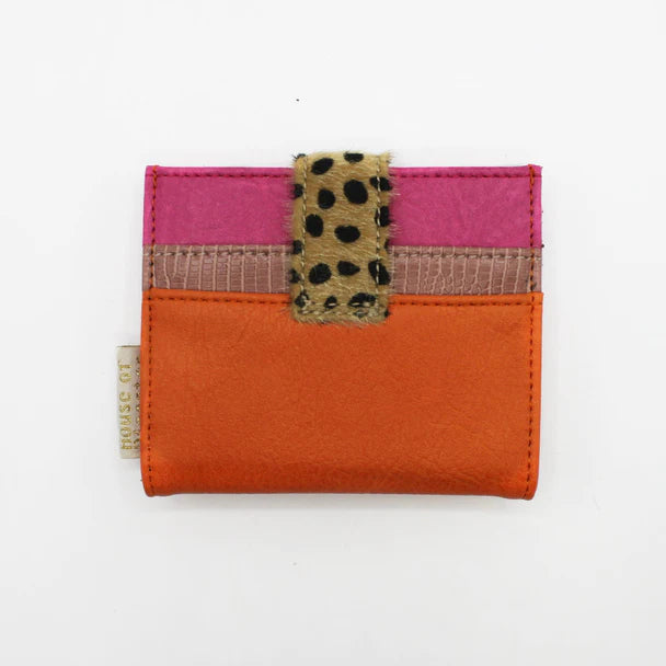 Cheetah Animal Print Fold Over Card Holder