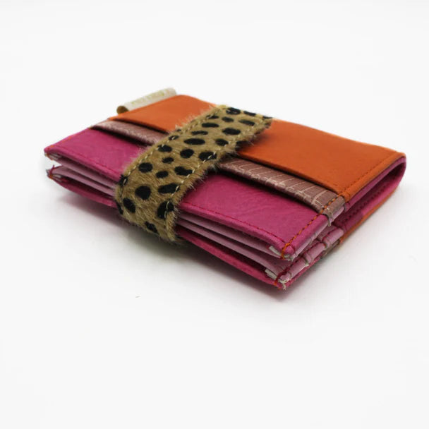 Cheetah Animal Print Fold Over Card Holder