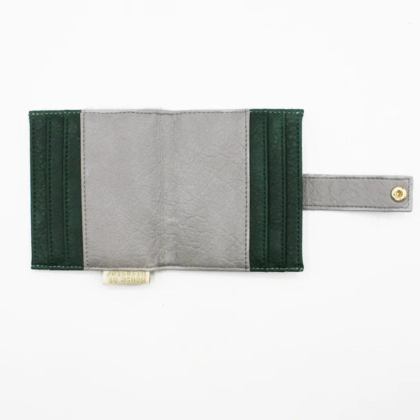 Lilac Leopard Animal Print Fold Over Card Holder