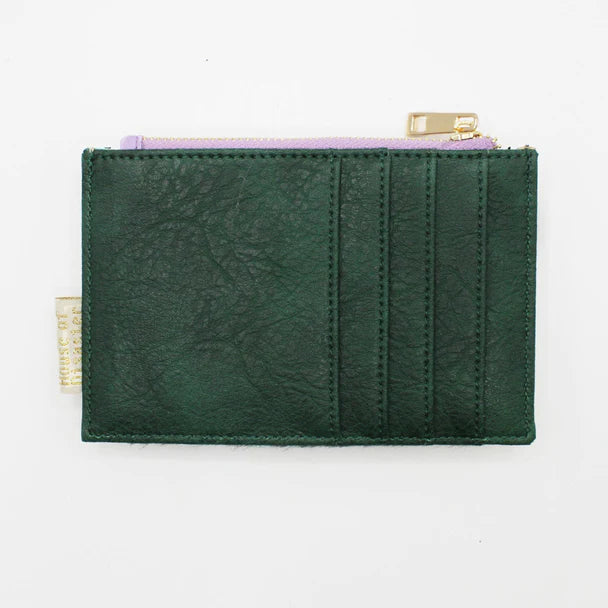 Lilac Leopard Animal Print Purse