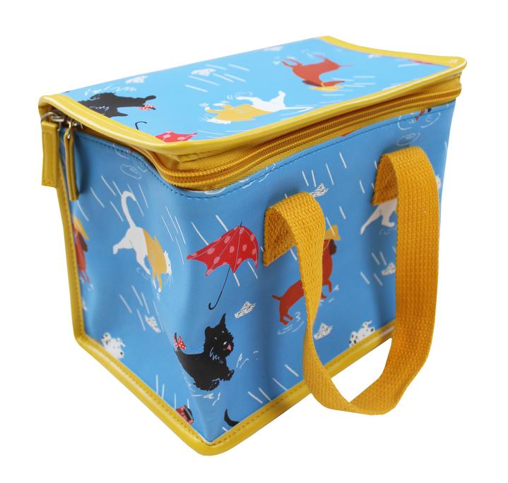 Cat And Dog Print Lunch Bag