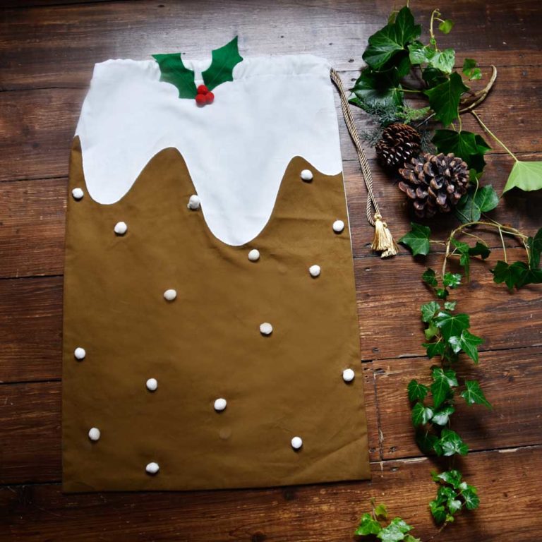 Christmas Pudding Christmas Sack