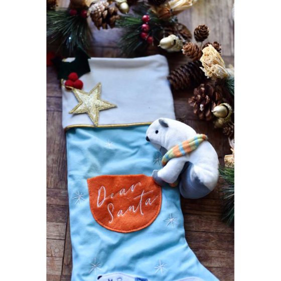 Polar Bear Christmas Stocking