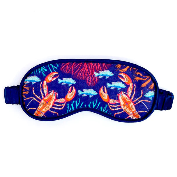 Coral Lobster Eye Mask