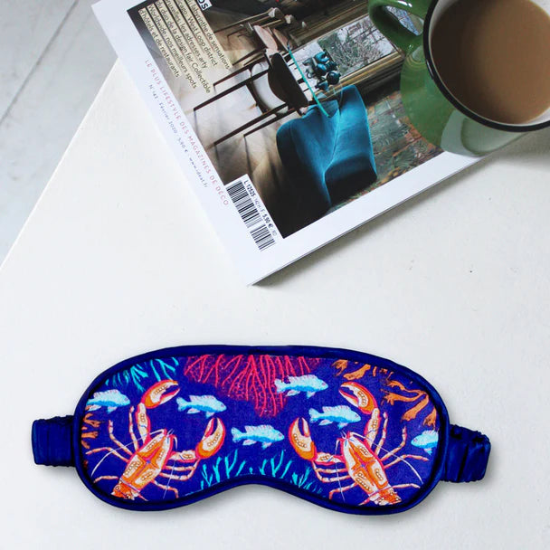 Coral Lobster Eye Mask