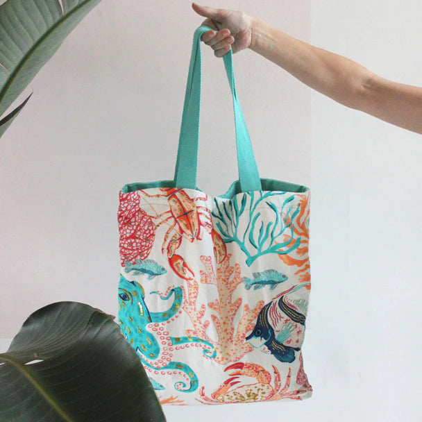 Coral Sea Shopper Bag