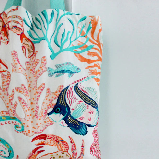 Coral Sea Shopper Bag