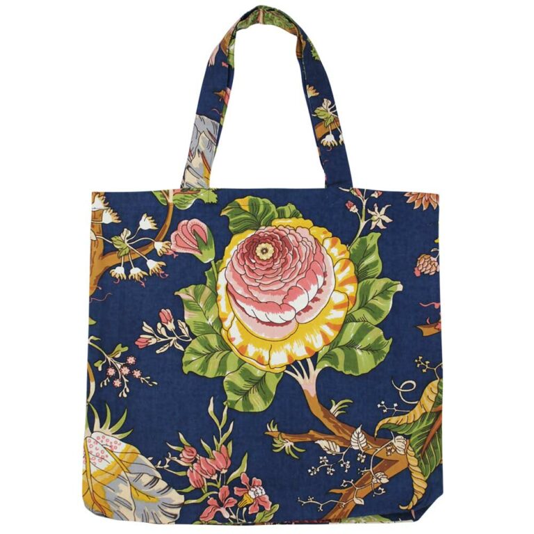 Blue Carnation Shopper Bag