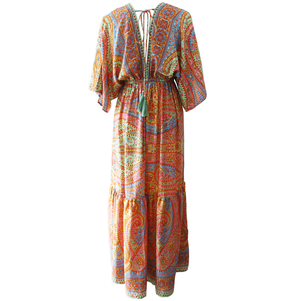 'Sorenna' Paisley Batwing Dress