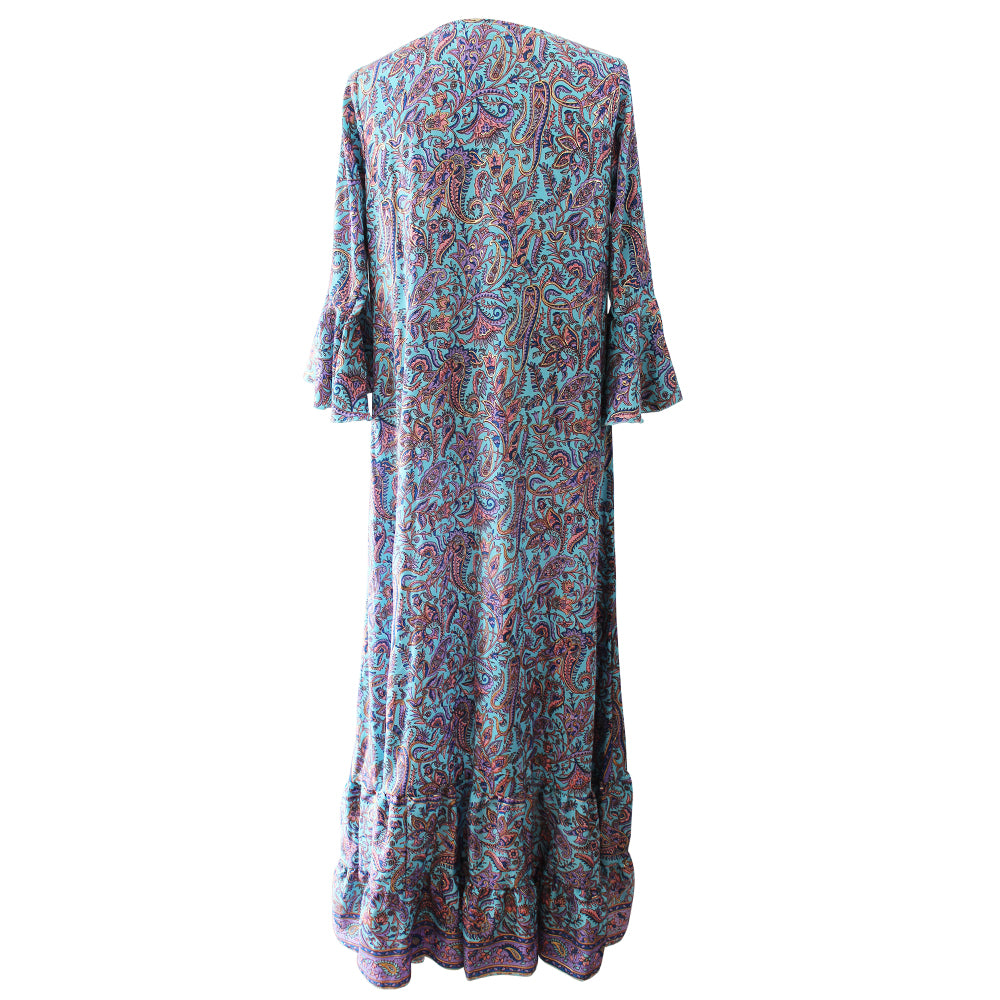 'Everleigh' Floral Open Kaftan Dress