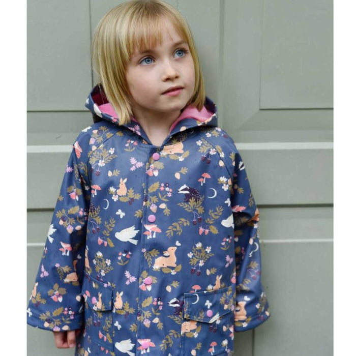 Enchanted Forest Print Raincoat