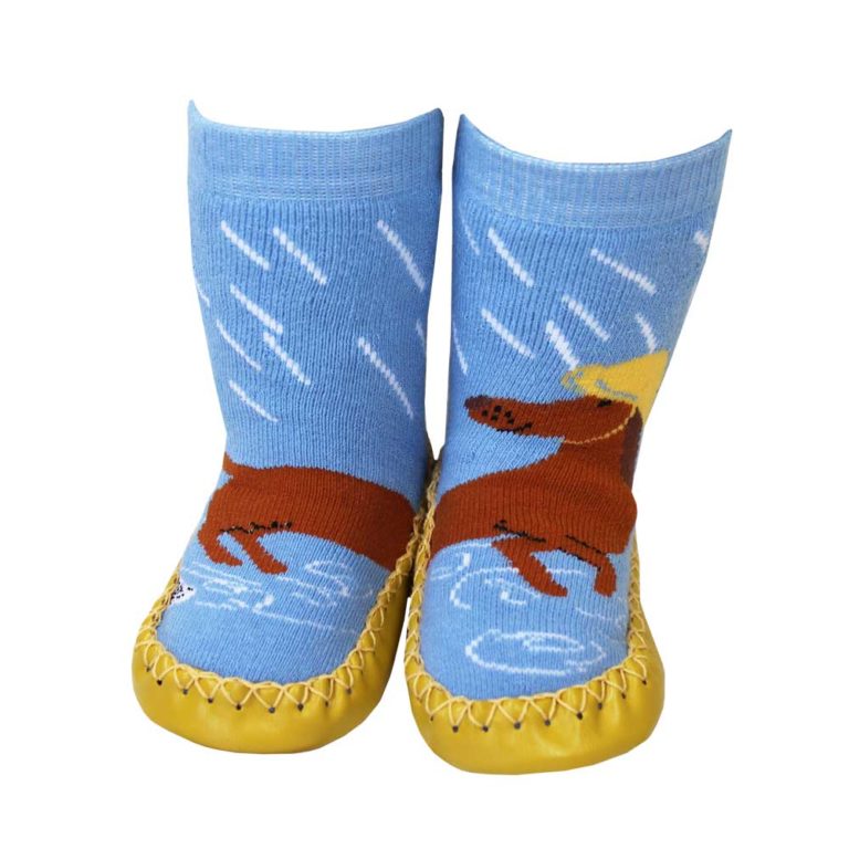 Cat and Dog Moccasin Slippers