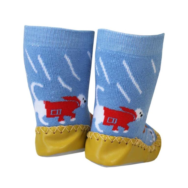 Cat and Dog Moccasin Slippers