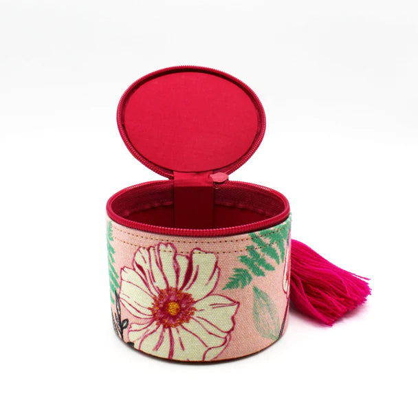 Posy Light Pink Travel Jewellery Box