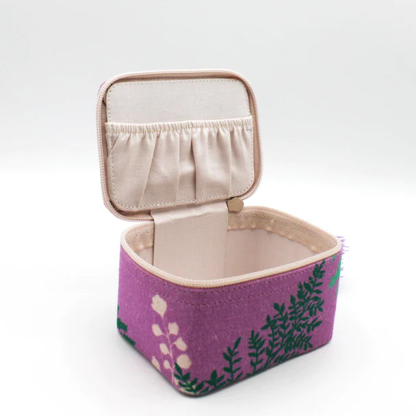 Posy Purple Travel Jewellery Box