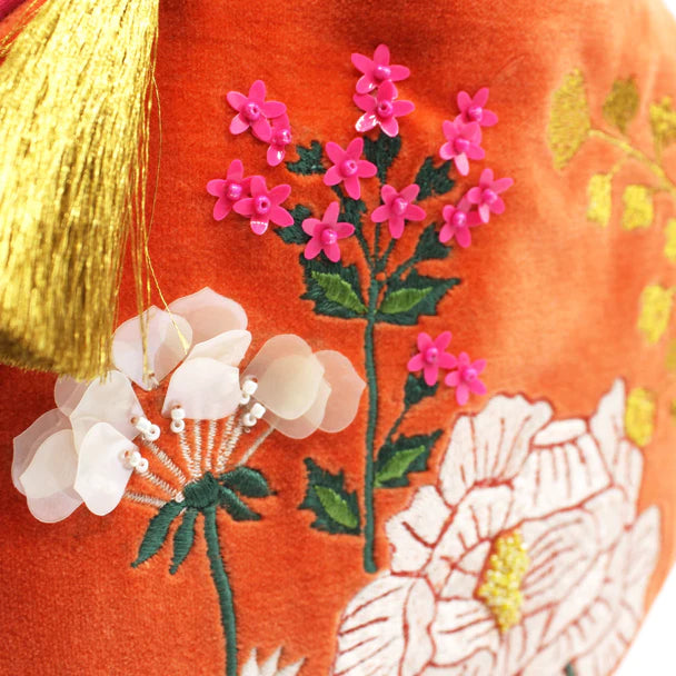 Posy Orange Hot Water Bottle