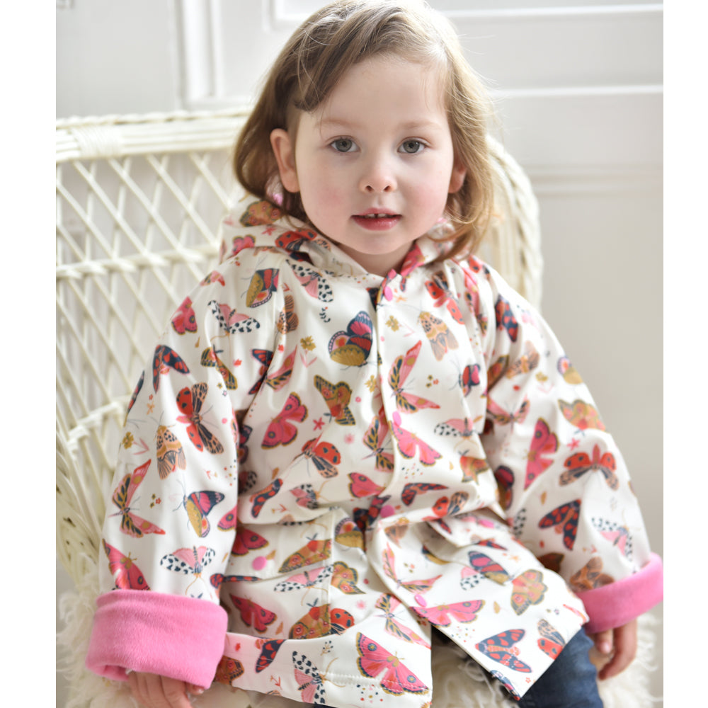 Butterfly Print Raincoat