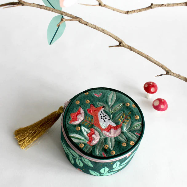 Secret Garden Fox Travel Jewellery Box