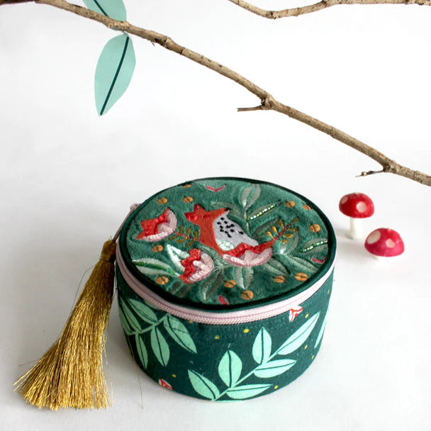 Secret Garden Fox Travel Jewellery Box