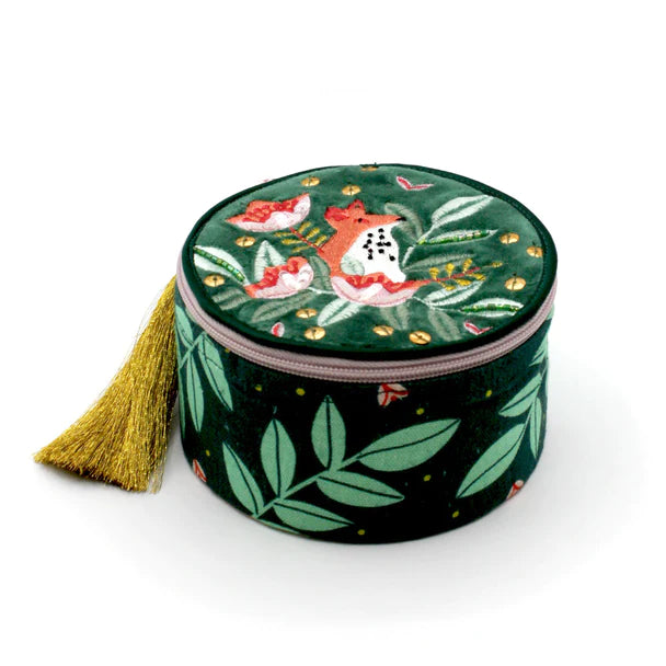 Secret Garden Fox Travel Jewellery Box