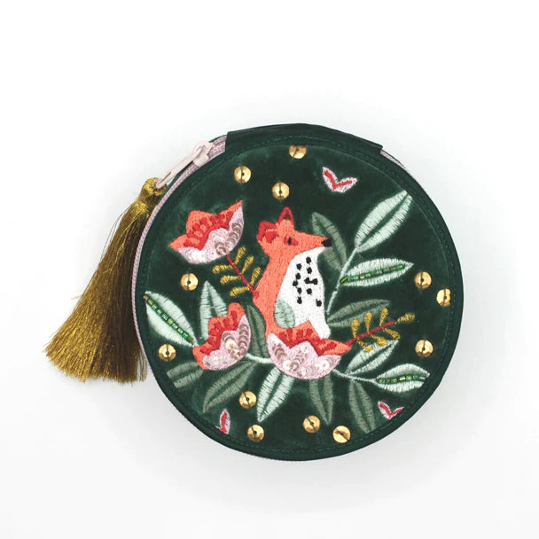 Secret Garden Fox Travel Jewellery Box