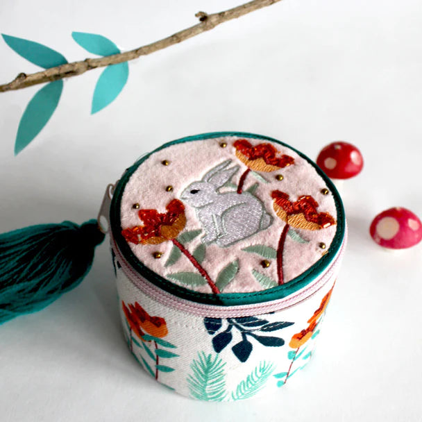 Secret Garden Rabbit Travel Jewellery Box