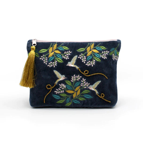 Secret Garden Bird Make Up Pouch
