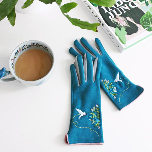 Secret Garden Bird Gloves