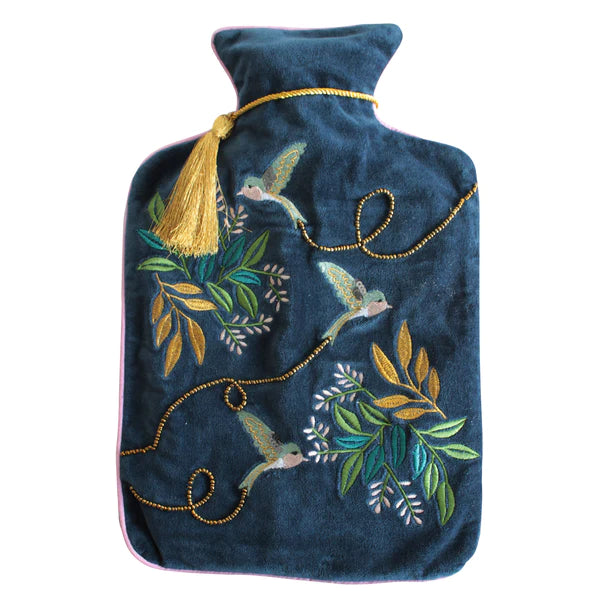 Secret Garden Bird Hot Water Bottle