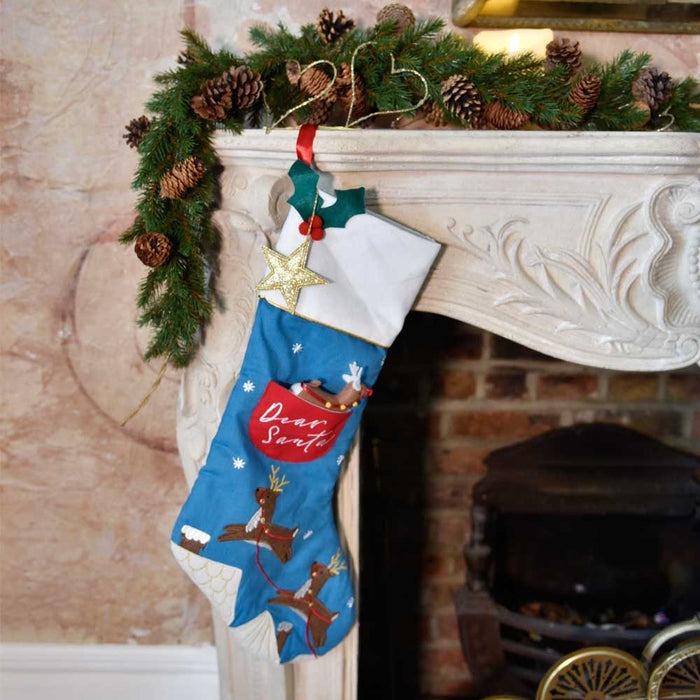 Reindeer Christmas Stocking