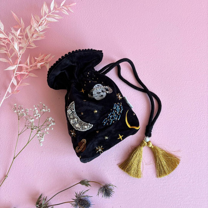 After Dark Cosmic Drawstring Pouch