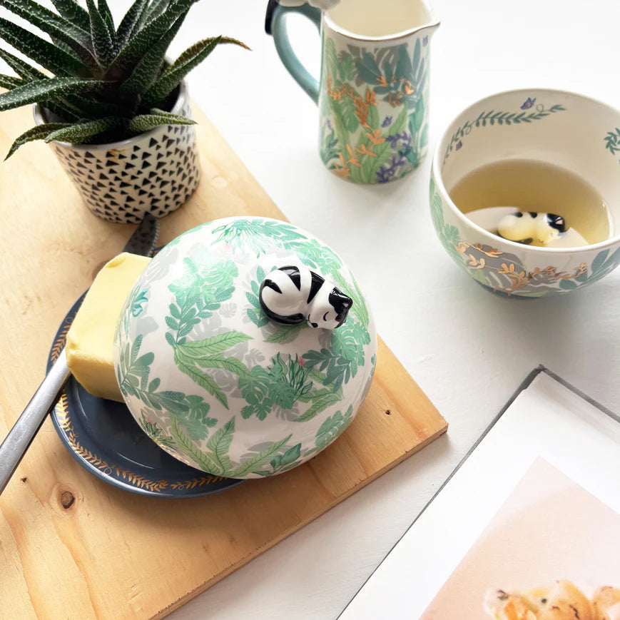 Boulevard Cat Butter Dish