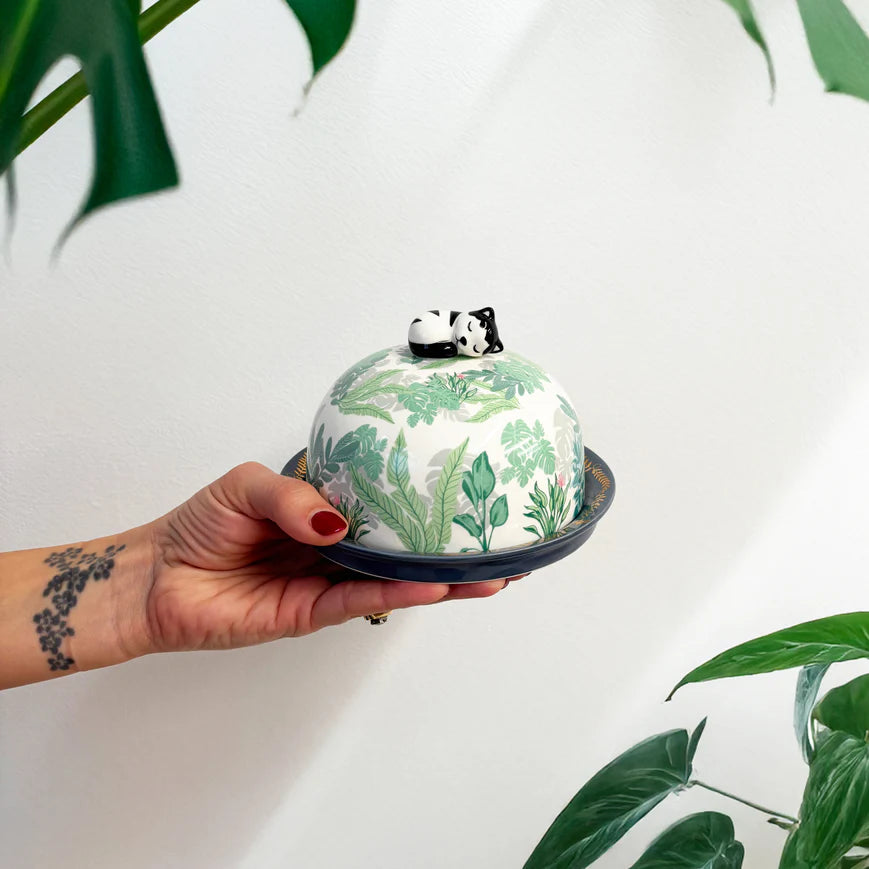 Boulevard Cat Butter Dish
