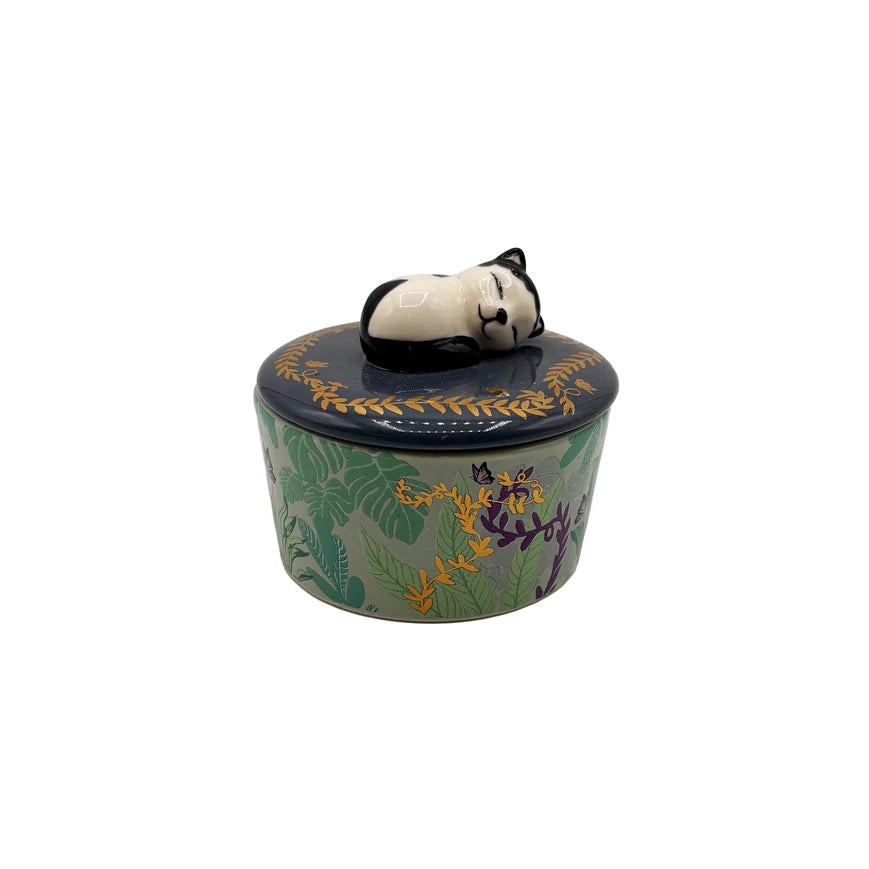Boulevard Cat Trinket Pot