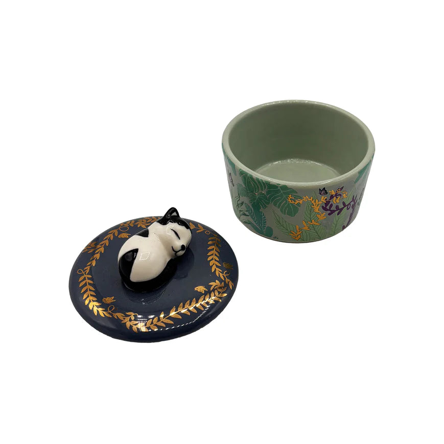 Boulevard Cat Trinket Pot