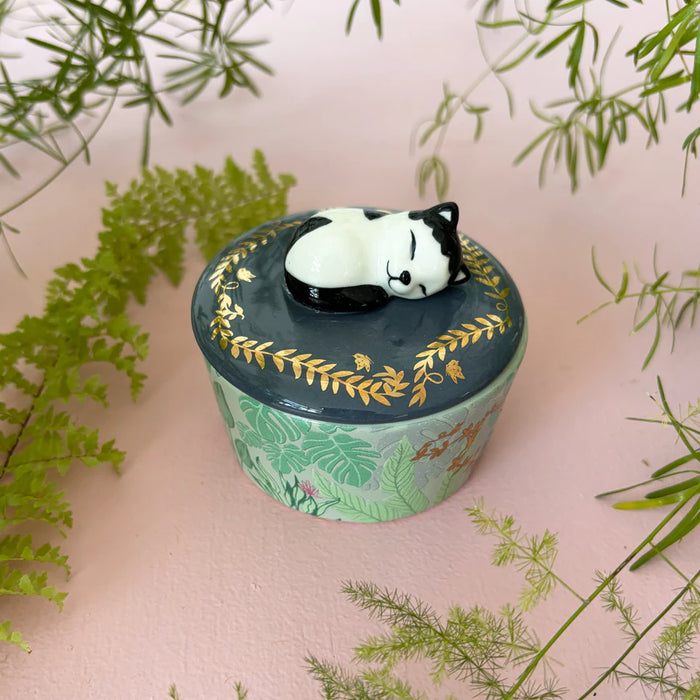 Boulevard Cat Trinket Pot