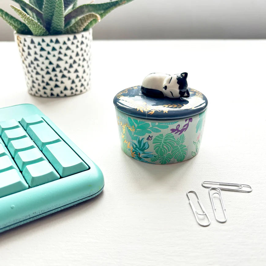 Boulevard Cat Trinket Pot