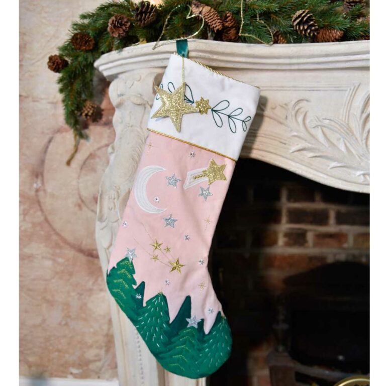 Magical Forest Christmas Stocking