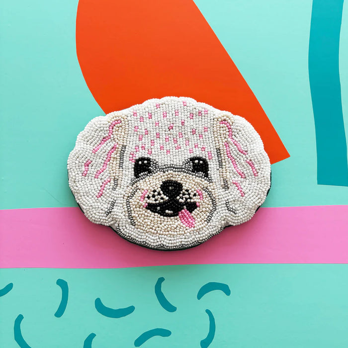 Dog House Beaded Purse