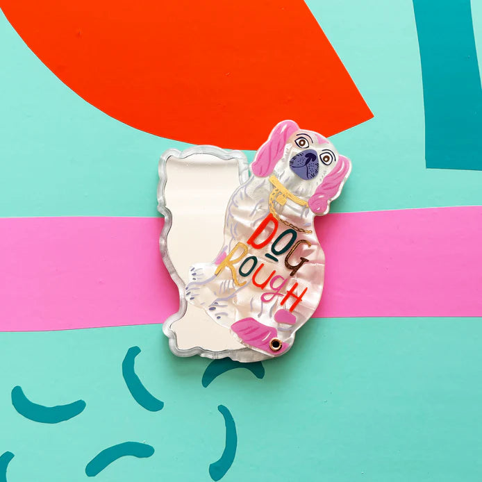 Dog House 'Dog Rough' Compact Mirror