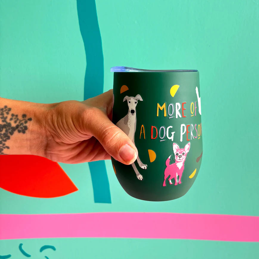 Dog House 'More Of A Dog Person' Stainless Steel Keep Cup