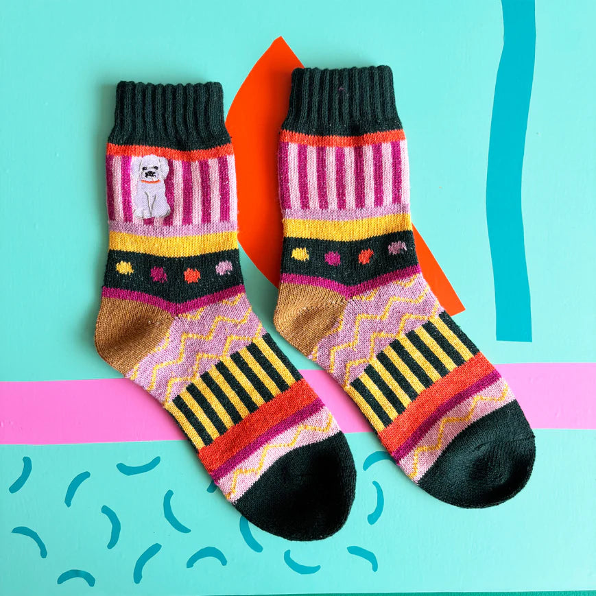 Dog House Fair Isle Socks